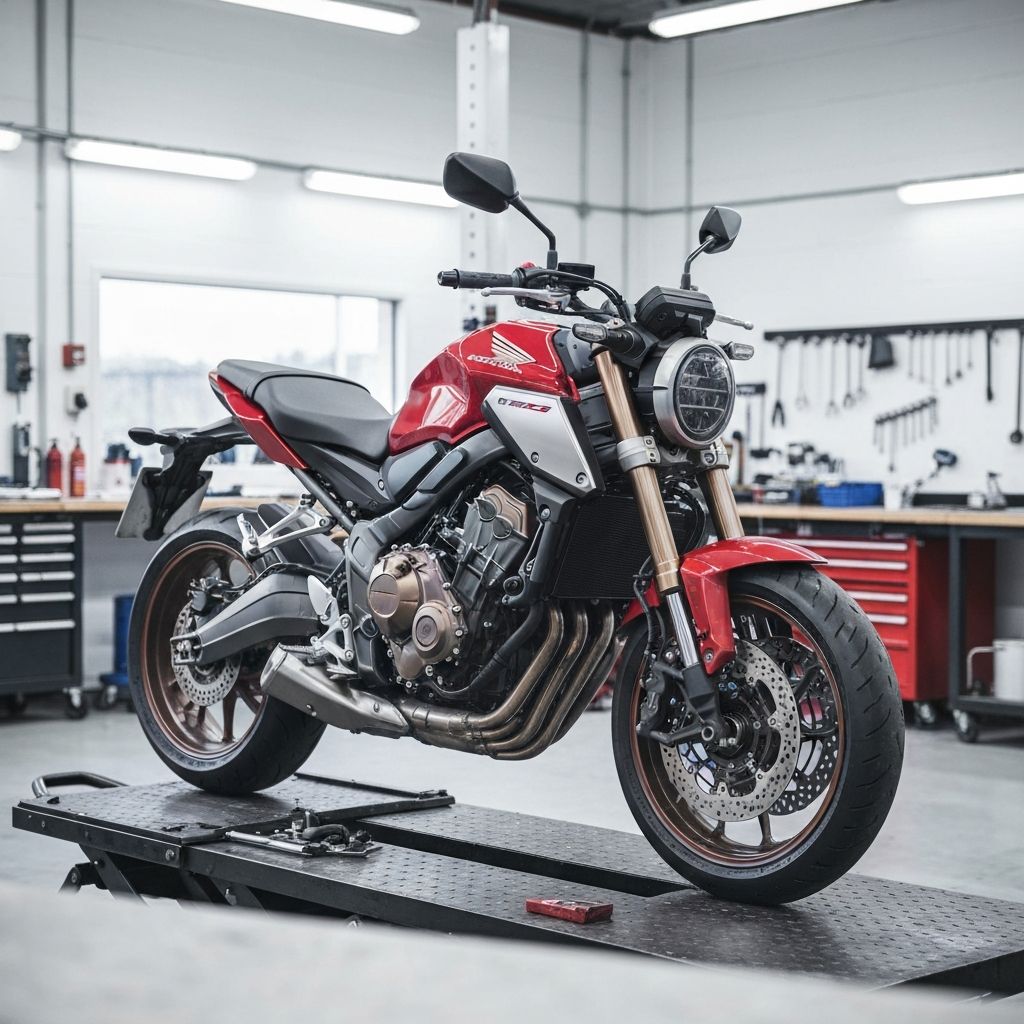 Honda CB650R Reparatur