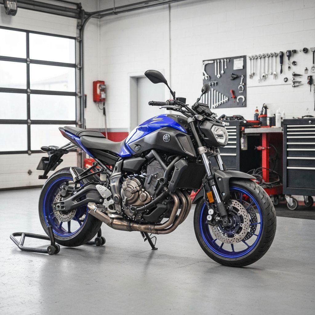 Yamaha MT-07 Komplettservice
